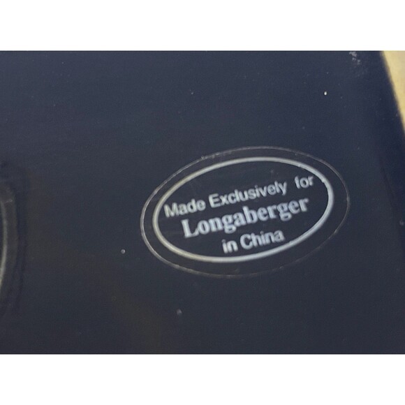 Longaberger Pottery Woven Traditions Mini Bread Loaf Pan in Ebony Black - Picture 7 of 9